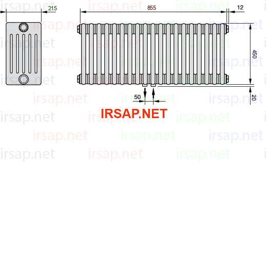 Радиатор IRSAP Tesi 60450/19 T50 CL 01